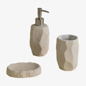 Conjunto De Casa De Banho Em Grés Rixten Branco - Sklum