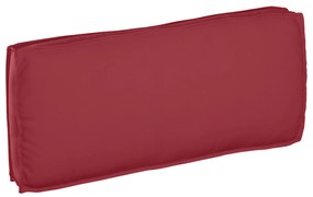 vidaXL Capa de Palete para Assento/Encosto Vermelho Vinho 120x50x12 cm Tecido Oxford