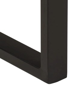 Mesa de jantar 110x55x75 cm madeira de mangueira maciça