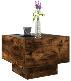 Mesa de apoio c/ LEDs 40x40x30 cm derivados de madeira