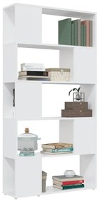 Estante/divisória 80x24x155 cm contraplacado branco