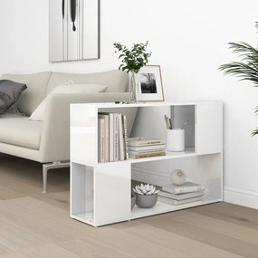 Estante 100x24x63 cm derivados de madeira branco brilhante