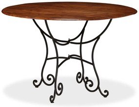 Mesa jantar acácia maciça c/ acabamento a mel 120x76 cm