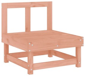7 pcs conjunto lounge de jardim madeira de douglas maciça