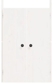 Portas de cozinha para exterior 50x9x82 cm pinho maciço branco