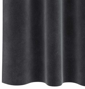 Cortinas Blackout vidaXL com fita superior 2 pcs Cinza Escuro Veludo