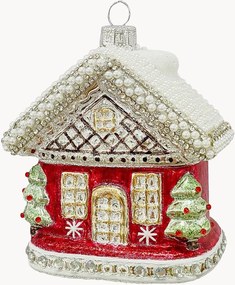 Ornamentos de Natal em vidro Hug, conjunto de 6