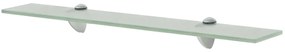Prateleiras flutuantes 2 pcs vidro 60x10 cm 8 mm