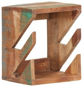 vidaXL Suporte parede p/ skates 25x20x30 cm madeira recuperada maciça