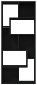 Estante 67x24x161 cm derivados de madeira preto