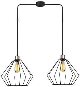 Chandelier Maden – Preto – 80 x 33 cm