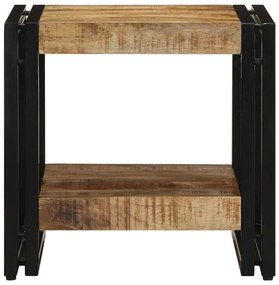 Mesa de centro vidaXL 40x50x38 cm Madeira de mangueira maciça