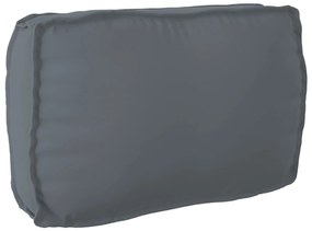 vidaXL Almofada de palete para encosto Antracite 70 x 40 x 12 cm