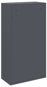 Caixa de Correio para Pacotes Antracite 44x22x82 cm Aço