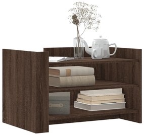 Mesa de centro 80x50x50 cm derivados madeira carvalho castanho