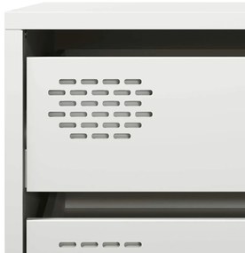 Aparador 68x39x58,5 cm aço laminado a frio branco