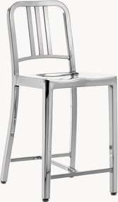 Cadeira de balcão em metal artesanal Navy