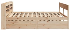 Cama sem colchão 180x200 cm madeira de pinho maciça