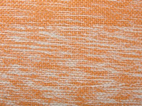 Pufe laranja 40 x 40 cm HIRRI Beliani