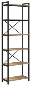 Estante carvalho artisiano 60 x 30 x 188 cm