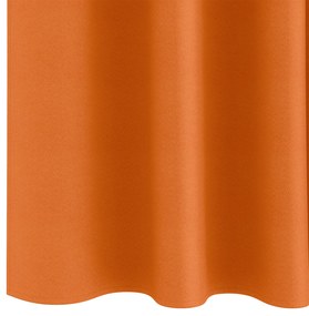 Cortinas opacas 2 pcs Laranja Brilhante 260 x 140 cm Poliéster