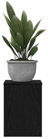 Suportes para Plantas 2 pcs de Carvalho Preto 25x25x35 cm Madeira