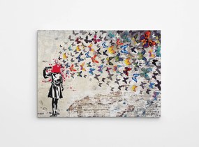 Pintura Decorativa em Tela WY51 – Multicolor – 50 x 70 cm