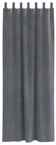Cortinas Blackout vidaXL com Laços de Suspensão 2 pcs Cinza Claro Supe