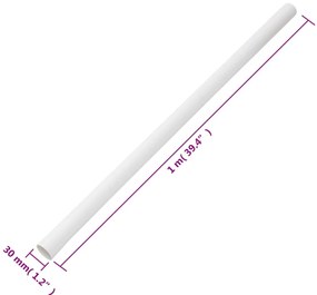 Calhas para cabos Ø30 mm 30 m PVC