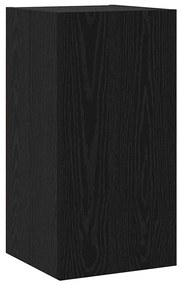 Conjunto de móvel de TV 7 pcs Carvalho preto 30.5 x 30 x 60 cm