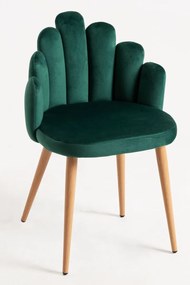 Cadeira Hand Veludo - Verde