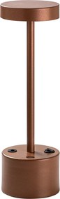 Candeeiro de Mesa Keyf – Cobre – Diâmetro 9 cm Altura 28 cm