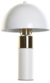 Lâmpada de Mesa Dkd Home Decor Dourado Metal Branco 220 V 50 W 24 X 24 X 36 cm
