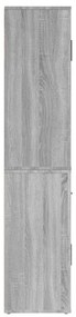 Armário alto madeira processada sonoma cinza