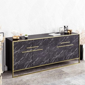 Console Polka – Gold – 179,9 cm x 75 cm x 47,3 cm