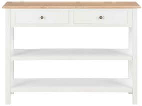 Aparador 110x35x80 cm MDF branco