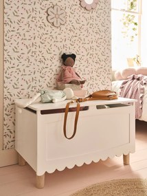 Caixa para brinquedos, ONDULADA branco