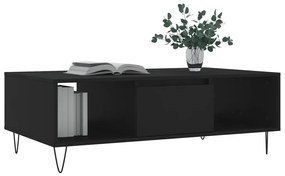 Mesa de centro 104x60x35 cm derivados de madeira preto