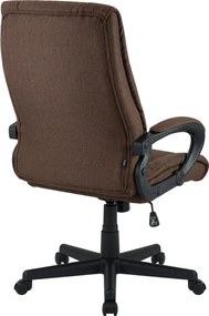 Cadeira de Escritório XL Sparta de Tecido Castanho