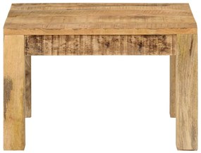 Mesa de centro 55x55x35 cm madeira de mangueira maciça