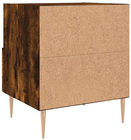 Mesa cabeceira 40x35x47,5 cm derivados madeira carvalho fumado