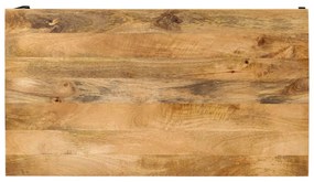 Mesa de centro 100x55x35 cm madeira de mangueira maciça