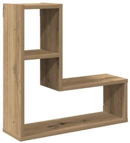 Prateleiras cubo 2 pcs derivados de madeira carvalho artisiano