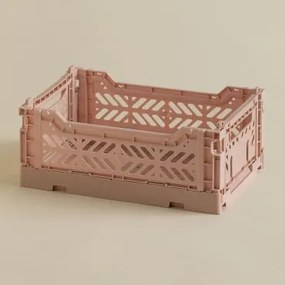 Caixa Dobrável E Empilhável De Plástico Doli Cor-de-rosa Avelã & 26 Cm - Sklum