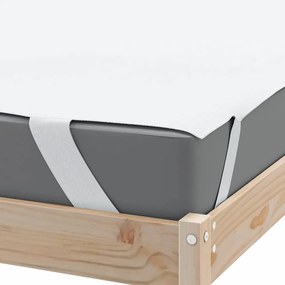 Protetor de colchão impermeável 90x200 cm branco