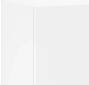Móvel de parede p/ TV 40,5x30x90 cm derivados de madeira branco