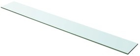 vidaXL Prateleira de vidro 100x12 cm transparente
