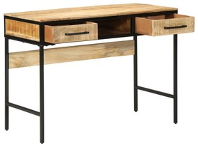 Mesa 100x50x75 cm Madeira Maciça Rough Mango
