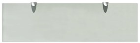Prateleiras flutuantes 2 pcs vidro 70x20 cm 8 mm