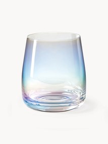 Mouth-Blown Tumblers Ellery, Iridescent, Set fo 4